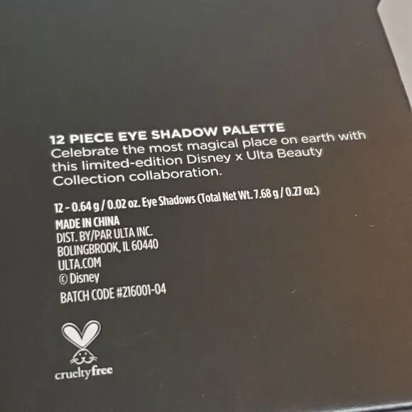 NEW Ulta Disney 50th HOLLYWOOD STUDIOS Eye Shadow Palette & Batuu Lip Gloss - Picture 8 of 8